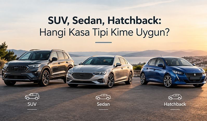 SUV, Sedan, Hatchback: Hangi Kasa Tipi Kime Uygun?